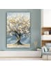 OnlyWow Leinwand Bilder Goldfarben