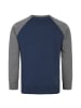 Amaci&Sons Sweatshirt mit Rundhalsausschnitt MILWAUKEE in Navyblau/Anthrazit