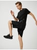 KOTON Shorts in Schwarz Gemustert