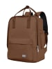Hauptstadtkoffer blnbag U3 - kleiner Rucksack Damenrucksack Canvas Backpack robust in Braun