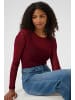 Kaffe T-Shirt kurzarm KAchai Slim fit in Windsor Wine