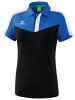 erima Damen Squad Poloshirt in new royal/schwarz/weiss