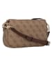 Guess Noelle II Schultertasche 24 cm in latte logo-brown
