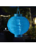 MARELIDA LED Solar Lampion in blau - D: 20cm