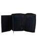 Greenburry Destressed Geldbörse RFID Schutz Leder 13 cm navy blue