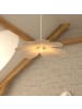 Atmosphera Créateur d'intérieur Blumen-Deckenleuchte in beige