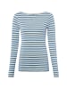 Marc O'Polo Langarmshirt in blau weiß