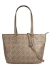 Bruno Banani Shopper echt Leder in taupe