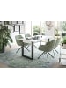 xonox.home Ausziehbarer Esstisch (B/H/T): 150-190x76x90 in weiß und grau