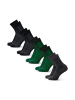 DANISH ENDURANCE Socken Light Hiking Crew in green/black/grey