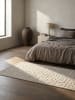 KADIMA DESIGN Teppich Kurzflor Geometrisch pflegeleicht Wohnzimmer Schlafzimmer Flur in Beige