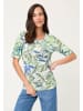 Olsen T-Shirt Edda in grün blau