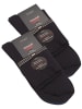 Cotton Prime® Kurzschaft Socken 6 Paar in Schwarz/Grau/Blau