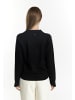 DreiMaster Klassik Damen Strickpullover in Schwarz