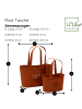 UNUS Blumentopf Handtasche Rostopfik 2er Set in Braun