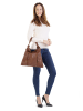Samantha Look Shopper echt Leder in cognac