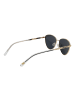 Skechers Unisex Sonnenbrille Rund Gold