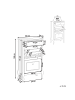 Beliani Schuhschrank NUNDLE in Weiß/Braun - (W) 60 x (H) 108 x (L) 24 cm