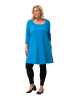 Ulla Popken Longshirt in helles azurblau