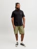 JACK & JONES PLUS Langarm-T-Shirt in Black