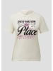 QS T-Shirt in 03D0_creme
