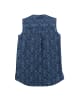 Jack Wolfskin Tank-Top Sonora Maori Shirt Damen Bluse ärmellos AOP in Blau
