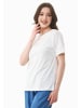 Organication T-Shirt "WOR17222" in Cremeweiß