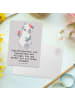 Mr. & Mrs. Panda Postkarte Ergotherapeutin Superhelden mit Spruch in Grau Pastell
