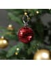 MARELIDA 12x Weihnachtsbaumschmuck Discokugel Spiegelkugel D: 5cm in rot