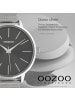 Oozoo Analog-Armbanduhr Oozoo Timepieces silber groß (ca. 45mm)