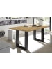 58 aufm Kessel ESSTISCH ausziehbar Eila 7 160 x 90 x 75 Esszimmertisch Schwarzstahl/Asteiche