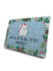 Mr. & Mrs. Panda Tee Adventskalender Einhorn Mitteilung mit Spruch in Eisblau