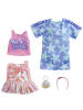 Barbie Make a Splash | 2 Garderoben Set | Barbie Puppen-Kleidung