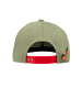 Logoshirt Snapback Cap Der kleine Maulwurf - Erdbeere in oliv-rot