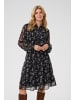 Cream Kleid CRYuna A-shape in Black Ditsy Flower