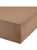 REDBEST Boxspring-Spannbettlaken Denver in hellbraun