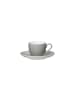 Ritzenhoff & Breker Espressotasse mit Untertasse Doppio 80 ml in Grau