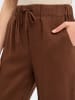 Marie Lund Leinenhose in nougat