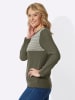 Sieh an! Pullover in khaki-ecru