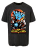 F4NT4STIC Oversize T-Shirt Asteroids Vintage Atari Retro Gaming in schwarz