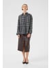 Karen By Simonsen Langarm - Hemd KBBelis Oversize fit in Thunderstorm Check