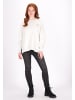DreiMaster Damen Sweatshirt in Wollweiss Melange