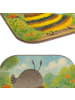 Mr. & Mrs. Panda Glasuntersetzer Hummel flauschig Design ohne Sp... in Weiß