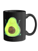 Mr. & Mrs. Panda Geschenktasse Avocado Glücklich ohne Spruch in Schwarz