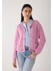 More & More kurze Rippstrickjacke in rosy