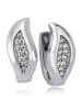 BALIA Ohrringe Silber 925 Sterling Silber Leaf Creolen