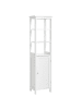 Beliani Badezimmerschrank FUTALEUFU in Weiß - (W) 40 x (H) 160 x (L) 32 cm