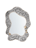 Beliani Wandspiegel LINAS in Grau/Gold - (W) 51 x (H) 67 x (L) 7 cm Horizontal
