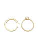 Elli Ring 925 Sterling Silber in Gold