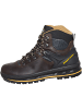 Grisport Freizeitschuhe Schnürstiefel in braun/schwarz in braun/schwarz